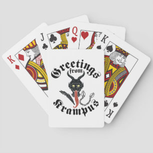 Baraja De Cartas Saludos de Krampus