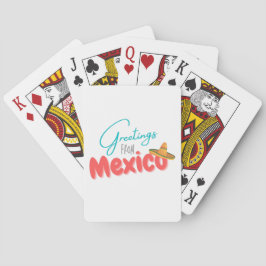 Baraja De Cartas Saludos desde México