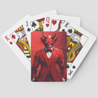 Baraja De Cartas Saludos diabólicos: Tarjeta de diseño Devilish"