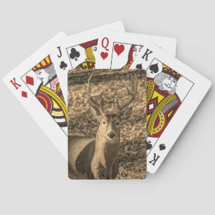 Baraja De Cartas salvaje Camouflage outdoorsman venado