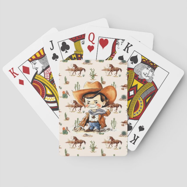 Baraja De Cartas Salvaje Oeste  (Reverso)