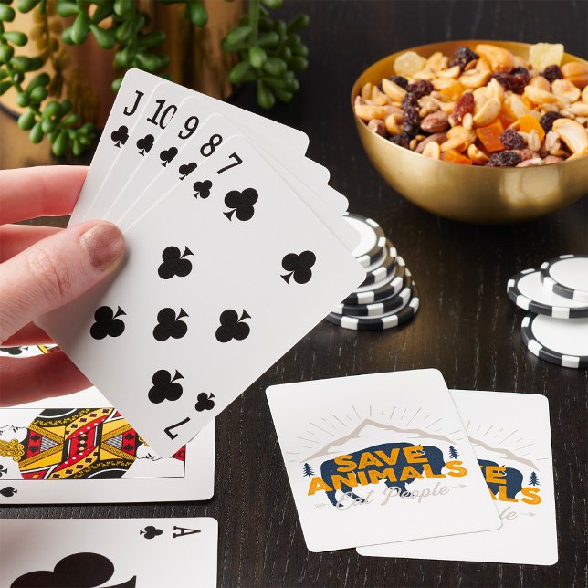 Baraja De Cartas Salvar a los animales comiendo a las personas (Subido por el creador)
