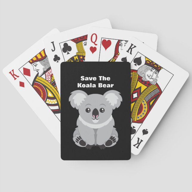 Baraja De Cartas Salvar el koala (Reverso)