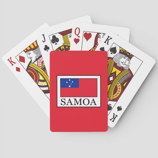 Baraja De Cartas Samoa (Reverso)