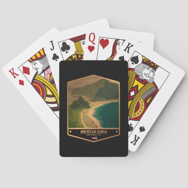 Baraja De Cartas Samoa Americana (Reverso)