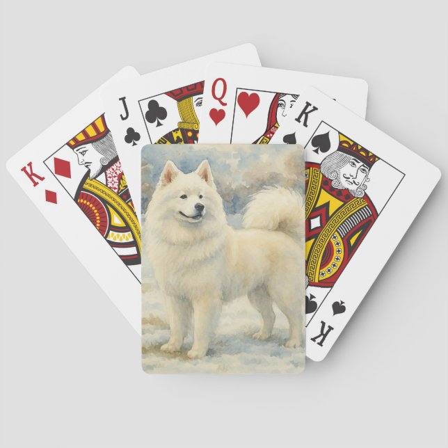 Baraja De Cartas Samoyed (Reverso)
