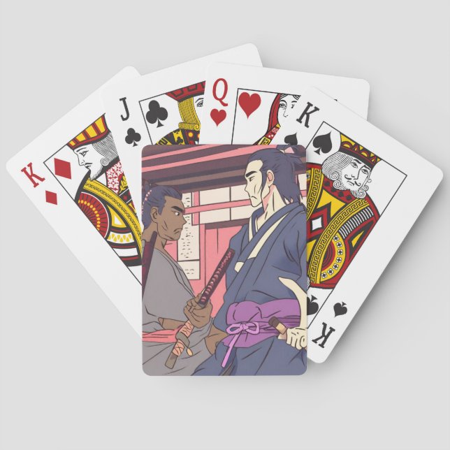 Baraja De Cartas samurai (Reverso)
