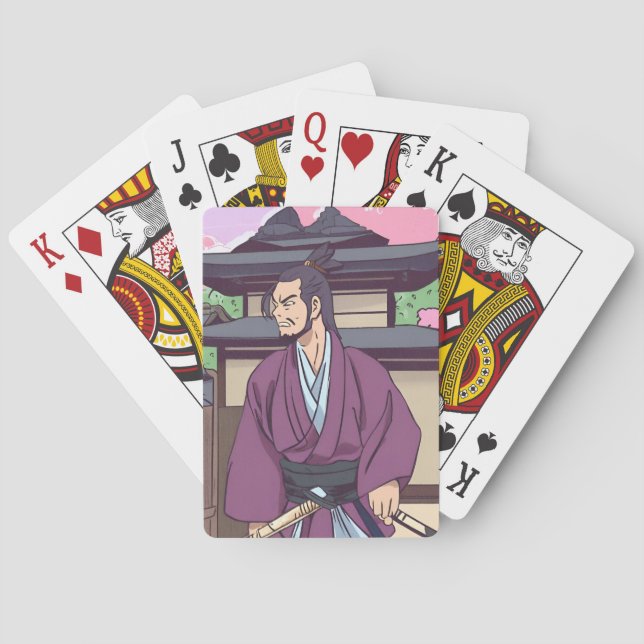 Baraja De Cartas samurai (Reverso)