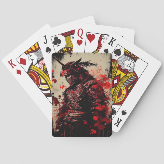 Baraja De Cartas Samurai (Reverso)
