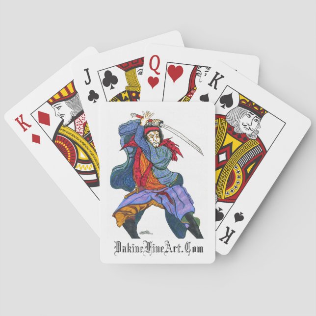 Baraja De Cartas Samurai (Reverso)