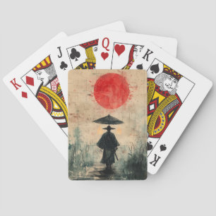 Baraja De Cartas Samurái Silencioso Bosque Carmesí (2)