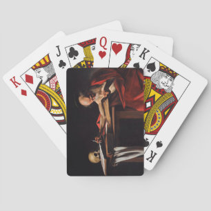 Baraja De Cartas San Jerónimo escribiendo (por Caravaggio)