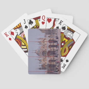 Baraja De Cartas San Marco, Venecia, grabado por Brizeghel (litho)