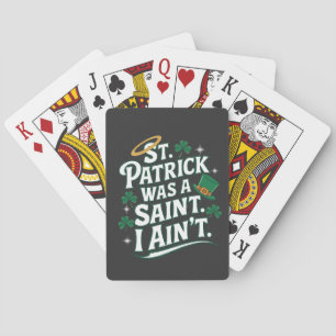 Baraja De Cartas San Patricio era un santo, no es gracioso