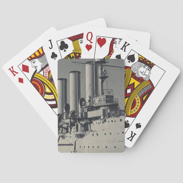 Baraja De Cartas San Petersburgo, Cruiser Aurora (Reverso)