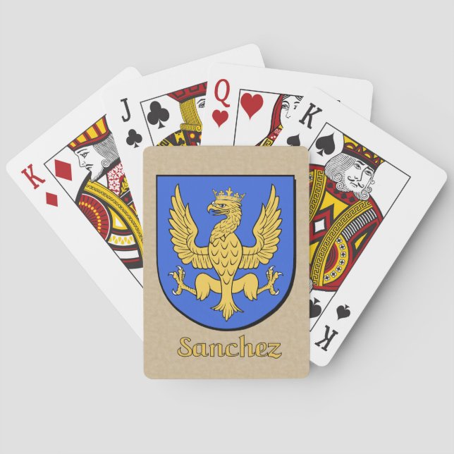 Baraja De Cartas Sanchez Heraldic Shield (Reverso)