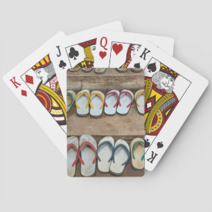 Baraja De Cartas Sandalias Chanclas