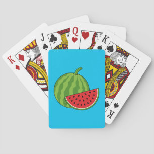 Baraja De Cartas sandía y rebanada