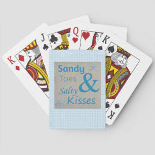 Baraja De Cartas Sandy Toes and Salty Kisses Beach Life Cita
