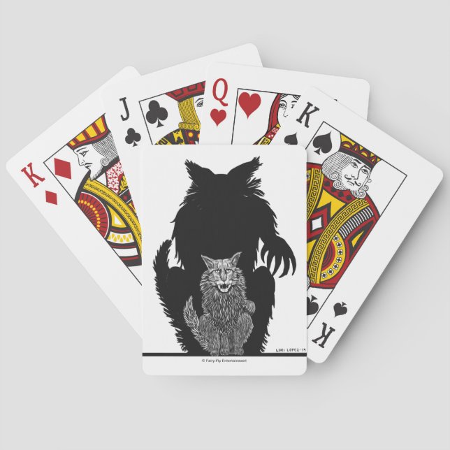 Baraja De Cartas Sangre en la luna| El Grimalkin (Reverso)