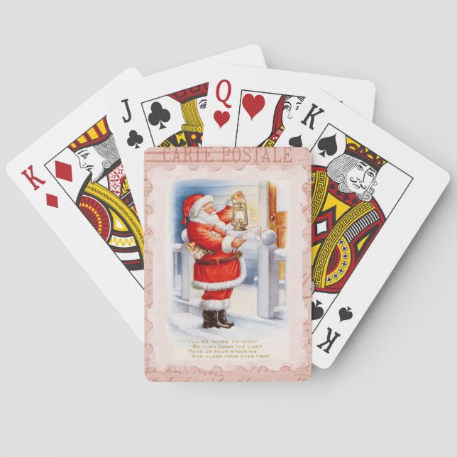 Baraja De Cartas Santa Claus (Reverso)