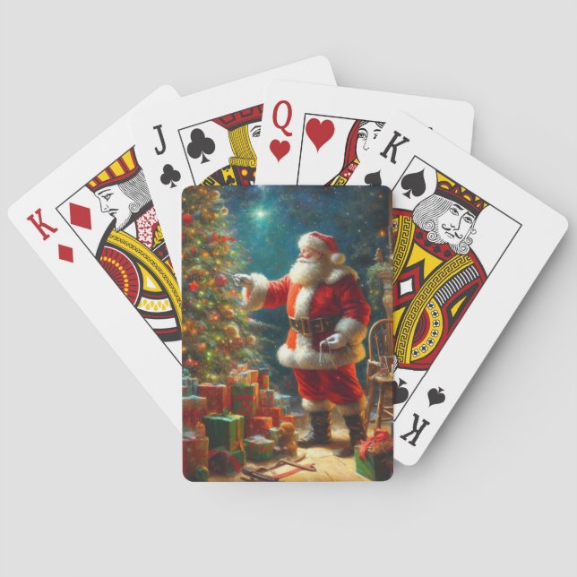 Baraja De Cartas Santa Claus Navidad 1 (Reverso)
