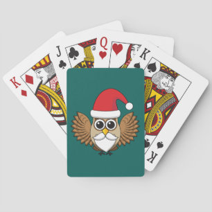 Baraja De Cartas Santa Claus Owl