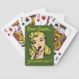 BARAJA DE CARTAS SANTA CLAUS QUERIDO... ¿CUENTA LO BASTANTE BUENO?