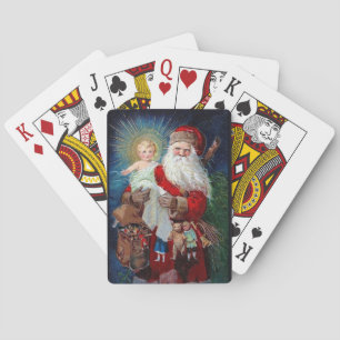 Baraja De Cartas Santa Claus with Christ Child