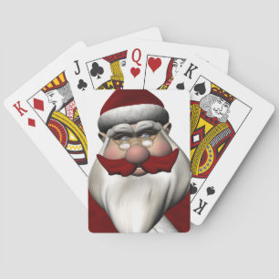Baraja De Cartas Santa Claus With Red Mustache