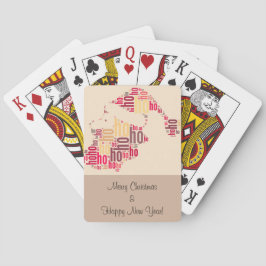 Baraja De Cartas Santa Claus wordcloud Ho Ho Ho