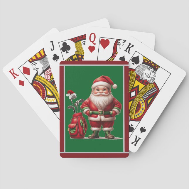 Baraja De Cartas Santa de Swingin (Reverso)
