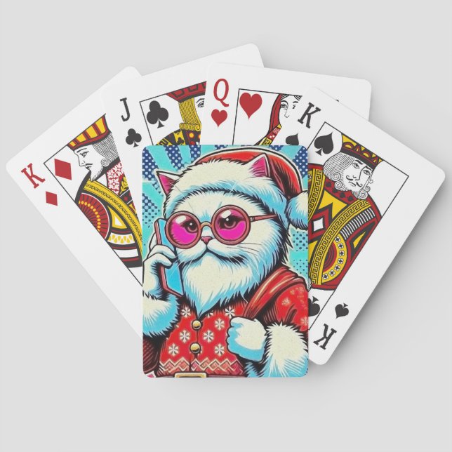 Baraja De Cartas Santa Paws (Reverso)