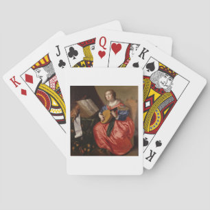 Baraja De Cartas Santo Cecilia (aceite en lona)