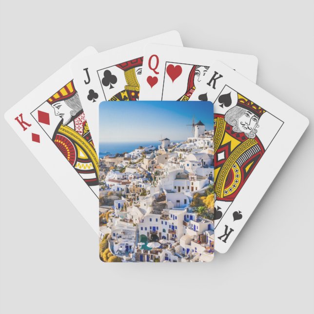 Baraja De Cartas Santorini (Reverso)