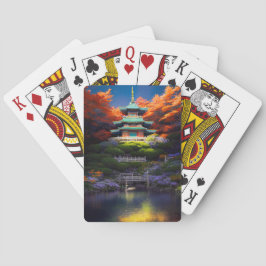 Baraja De Cartas Santuario con techo de Azure