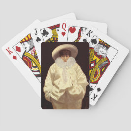 Baraja De Cartas Sarah Bernhardt como Pierrot