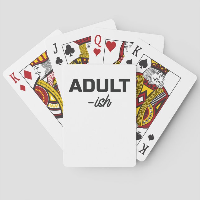 Baraja De Cartas Sarcasmo de adultos (Reverso)