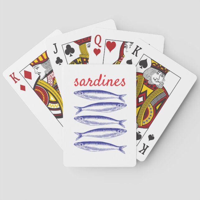 Baraja De Cartas Sardinas (Reverso)
