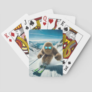 Baraja De Cartas Sasquatch el esquiador