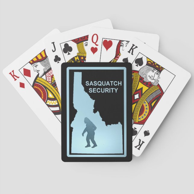 Baraja De Cartas Sasquatch - Seguridad - Idaho (Reverso)
