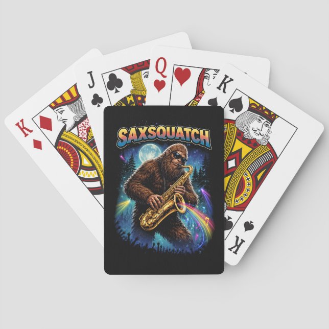 Baraja De Cartas Saxsquatch (Reverso)