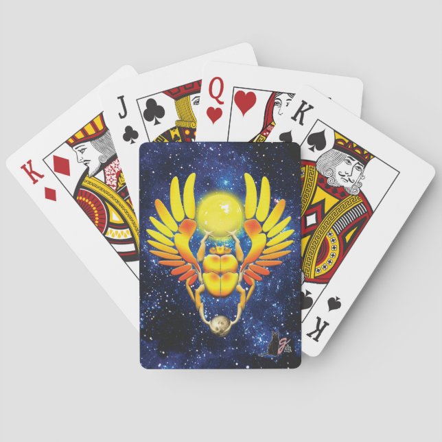 Baraja De Cartas Scarab (Reverso)