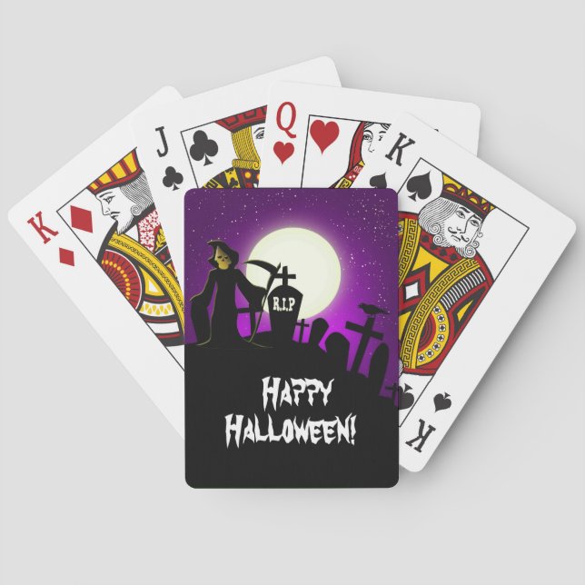 Baraja De Cartas Scary Halloween (Reverso)
