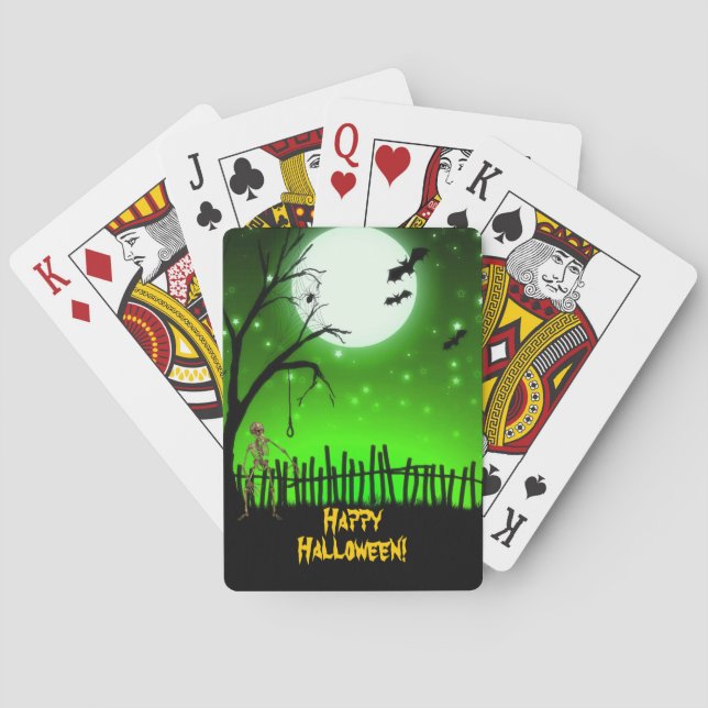 Baraja De Cartas Scary Halloween (Reverso)