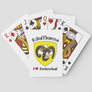 Baraja De Cartas Schaffhausen Schweiz Suisse Svizzera Spielkarten
