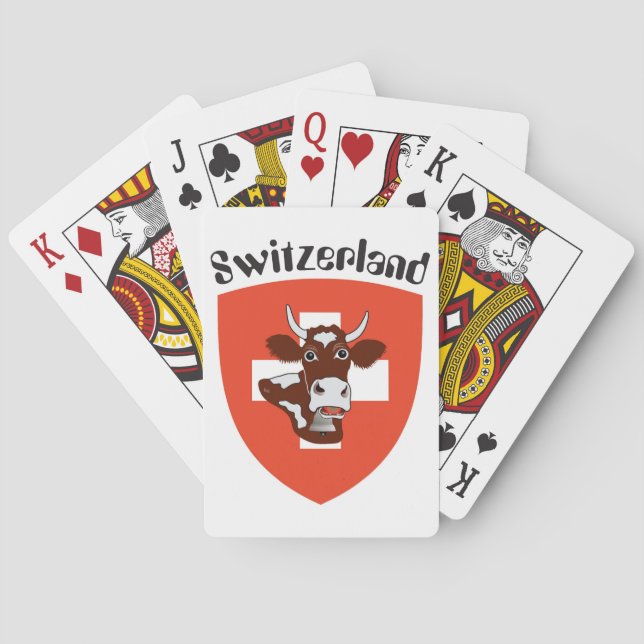 Baraja De Cartas Schweiz Suisse Svizzera Svizra Spielkarten (Reverso)