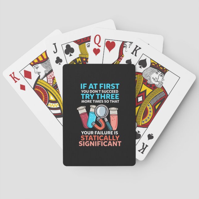 Baraja De Cartas Science Teacher Funny Science (Reverso)