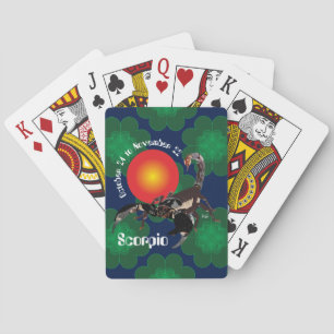 Baraja De Cartas Scorpio October 24 to los noviembre 22 playing