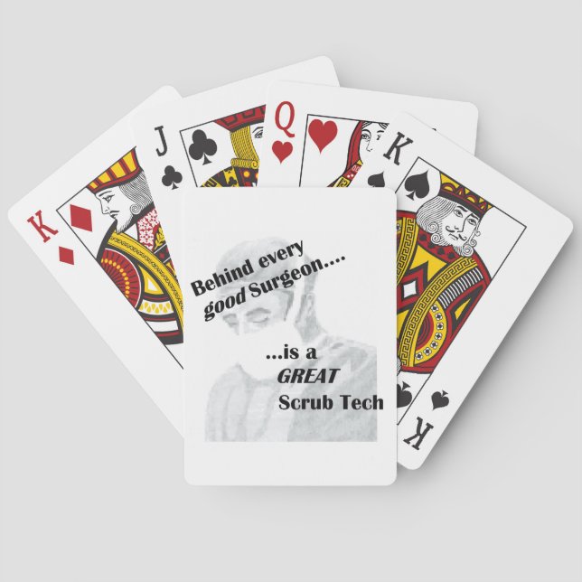 Baraja De Cartas Scrub Tech (Reverso)